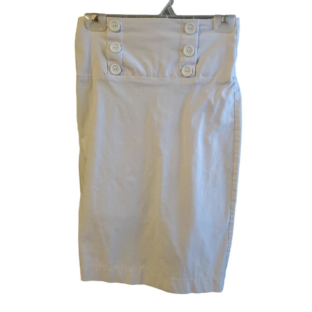LipStick Boutique High Waisted White Pencil Skirt Size Large